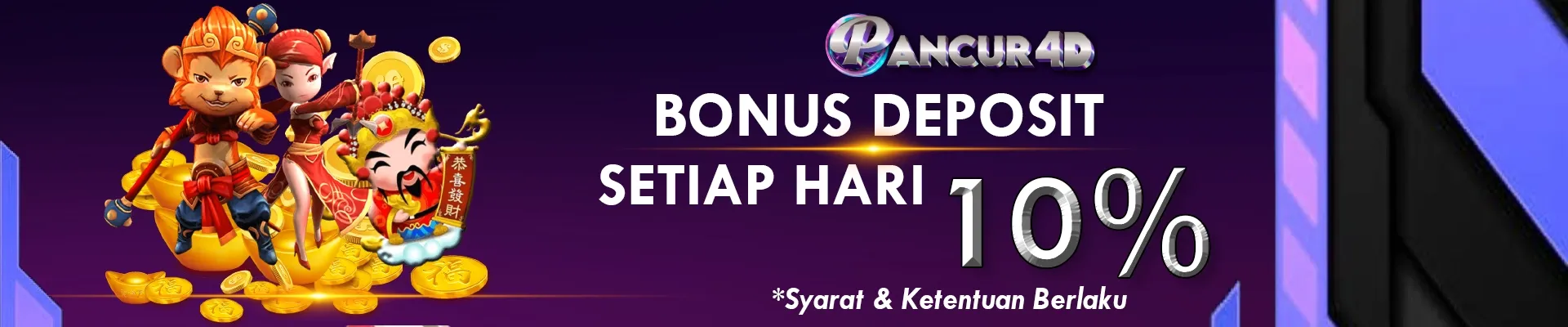 BONUS DEPOSIT SLOT 10%